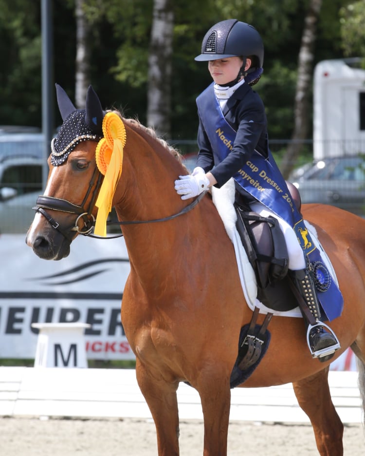 Emma Sophie Dankenbring und Bali vM auf dem HA.LT 2024.