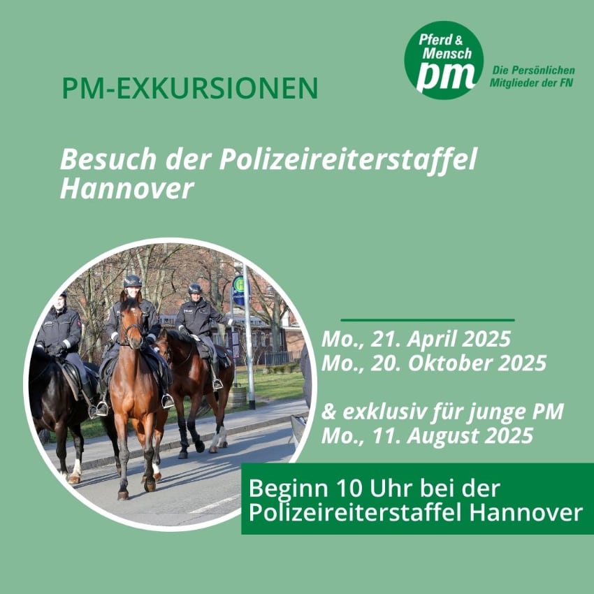 PM-Seminare 2025 Polizeireiterstaffel Hannover